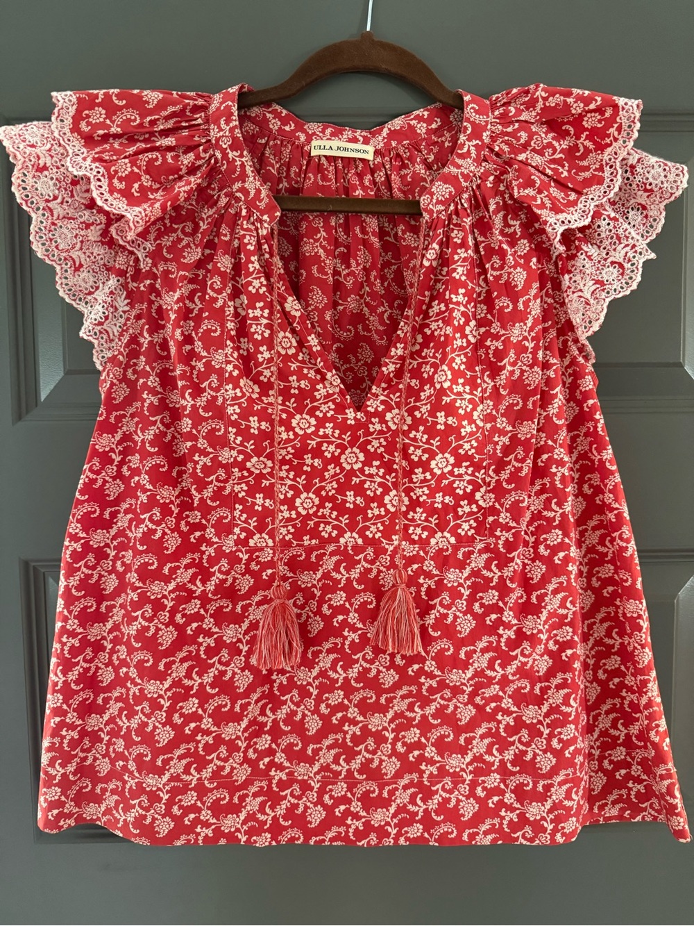 Ulla Johnson Elm Top Poppy Floral Top